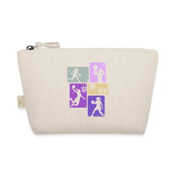 Basketball Mädchen Basketballerin Frauen - Bio-Täschchen - Natur - Vorne