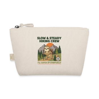 Slow & Steady Hiking Sloth Crew - Organic Pouch - nature - Front