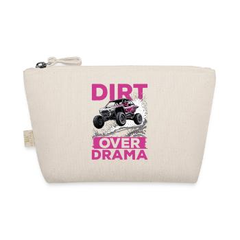 UTV Off Road Girl Woman 4 Wheeler Side by side - Bio-Täschchen - Natur - Vorne