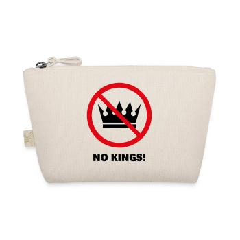 No Kings! (Protest Design / POS 2C) - Organic Pouch - nature - Front