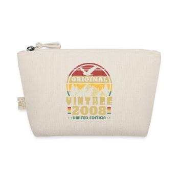 2008 Vintage Retro Birthday Gift - Organic Pouch - nature - Front