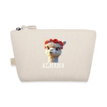 Almama Douce Alpaga Maman Fête des Mères Maman Lama Maman - Trousse biologique - nature - Devant