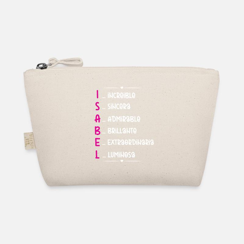 Isabel Name Personalisiertes Geschenk Bio-Täschchen