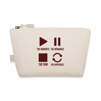 Mindfulness, Moments, Memories, Happiness - Organic Pouch - nature - Front