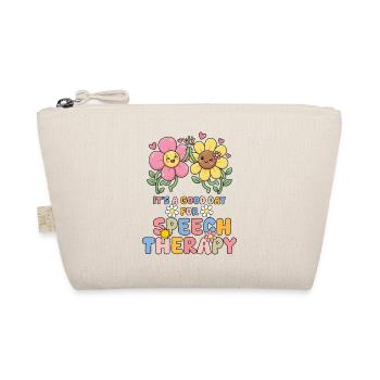It's A Good Day For Speech Therapy SLP - Organic Pouch - nature - Front