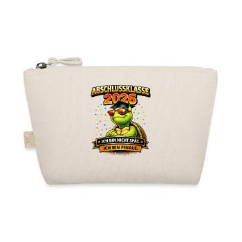 Graduating Class of 2026 Tortoise | School leavers - Organic Pouch - nature - Front