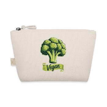 Vegan T-Shirt Broccoli Vegan Lifestyle Nutrition - Organic Pouch - nature - Front