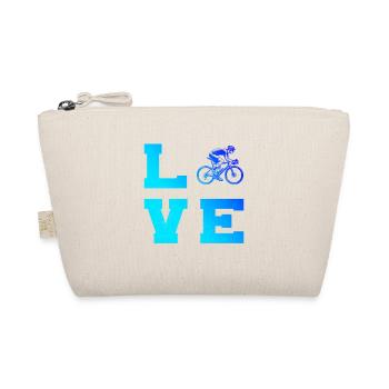 Gift idea for a road bike with road bike - Organic Pouch - nature - Front