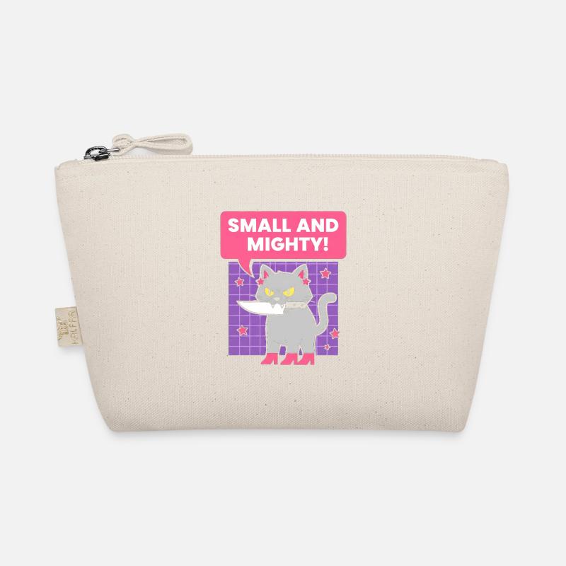 Small and powerful cat design Organic Pouch