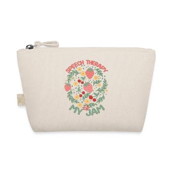 SLP Speech Therapy Is My Jam - Organic Pouch - nature - Front