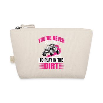 UTV Off Road Girl Woman 4 Wheeler Side by side - Bio-Täschchen - Natur - Vorne