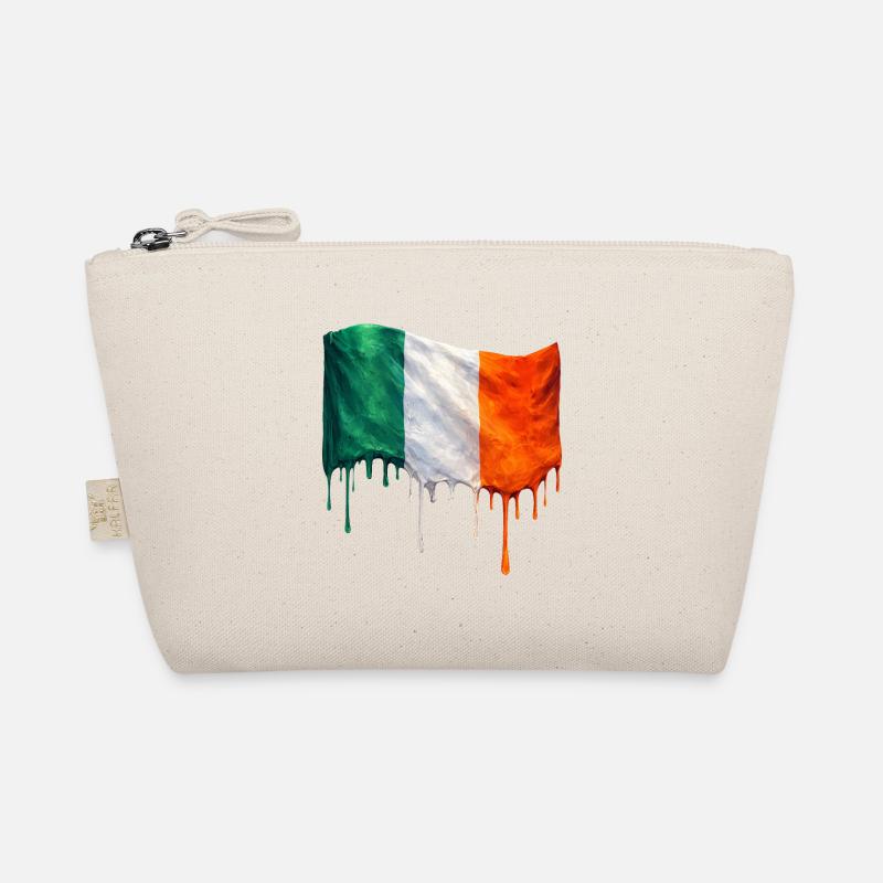 Drapeau irlandais couleur colorée Trousse biologique
