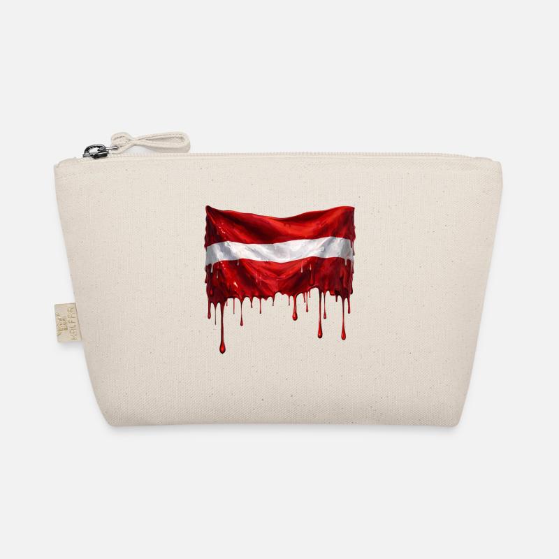 Drapeau letton couleur Trousse biologique