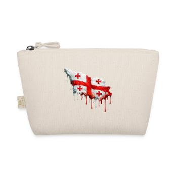 Drapeau géorgien couleur colorée - Trousse biologique - nature - Devant