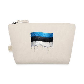 Drapeau estonien couleur - Trousse biologique - nature - Devant