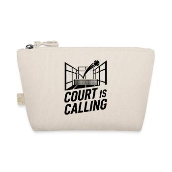 Court is Calling Padel Tennis Lifestyle Sport - Organic Pouch - nature - Front