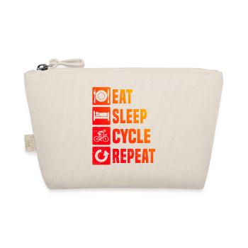 Gift idea for a road bike with road bike - Organic Pouch - nature - Front