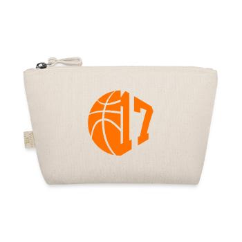 NUMMER 17 BASKETBALL 17. GEBURTSTAG - Bio-Täschchen - Natur - Vorne