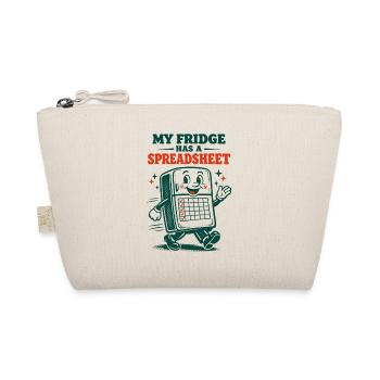 Refrigerator with table | Meal Prep Humor - Organic Pouch - nature - Front