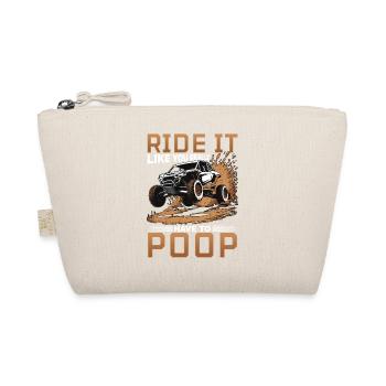 UTV Off Road Boy Men 4 Wheeler Side by side - Bio-Täschchen - Natur - Vorne