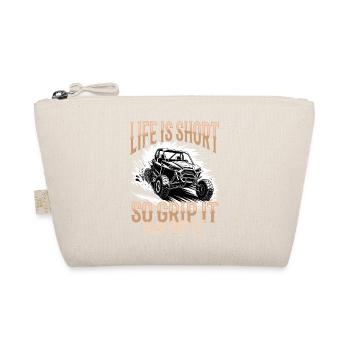 UTV Off Road Boy Men 4 Wheeler Side by side - Organic Pouch - nature - Front