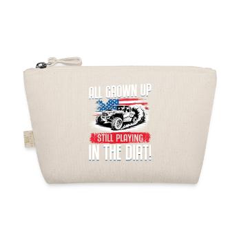 UTV Off Road Boy Men 4 Wheeler Side by side - Bio-Täschchen - Natur - Vorne
