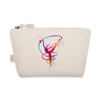 Gymnastin Mit Band Rhythmische Sportgymnastik - Bio-Täschchen - Natur - Vorne