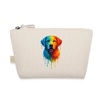 Labrador Retriever aux couleurs vives - Trousse biologique - nature - Devant