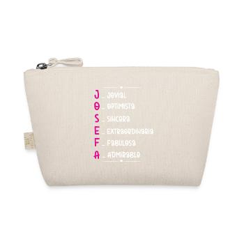Cadeau personnalisé Josefa - Trousse biologique - nature - Devant