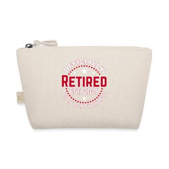 Funny Retired 2026 OFFICIALLY RETIRED 2026 - Organic Pouch - nature - Front