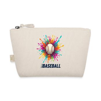 Vivid Baseball Splash Burst - Organic Pouch - nature - Front