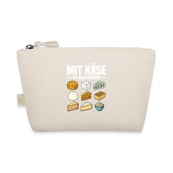 Mit Käse ist alles besser - Bio-Täschchen - Natur - Vorne