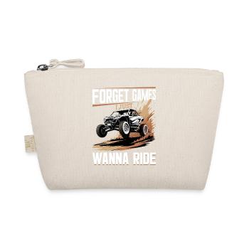 UTV Off Road Boy Men 4 Wheeler Side by side - Organic Pouch - nature - Front