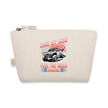UTV Off Road Boy Men 4 Wheeler Side by side - Organic Pouch - nature - Front
