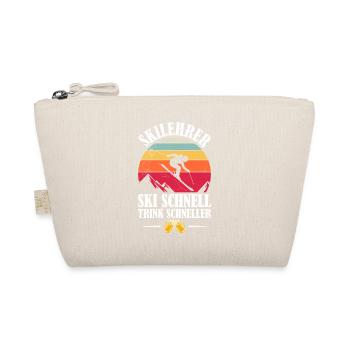 Ski MONITEUR DE SKI SKI SKI FAST DRINK FASTER - Trousse biologique - nature - Devant