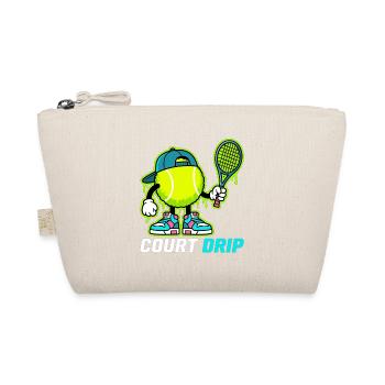 Dessin animé sur Court Tennis - Trousse biologique - nature - Devant