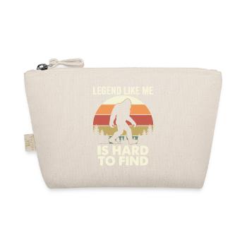 Legend Like Me Bigfoot Humor - Bio-Täschchen - Natur - Vorne