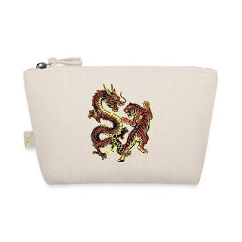 Dragon and Tiger Chinese - Organic Pouch - nature - Front