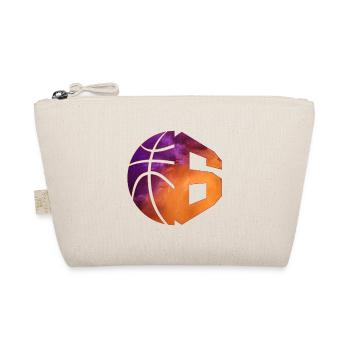 NUMMER 6 BASKETBALL 6. GEBURTSTAG - Bio-Täschchen - Natur - Vorne