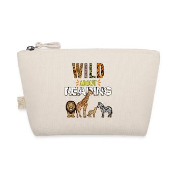 Zoo Animals Reading Wild About Reading - Organic Pouch - nature - Front