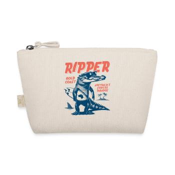 Ripper Surfer Croc Gold Coast Australia - Organic Pouch - nature - Front