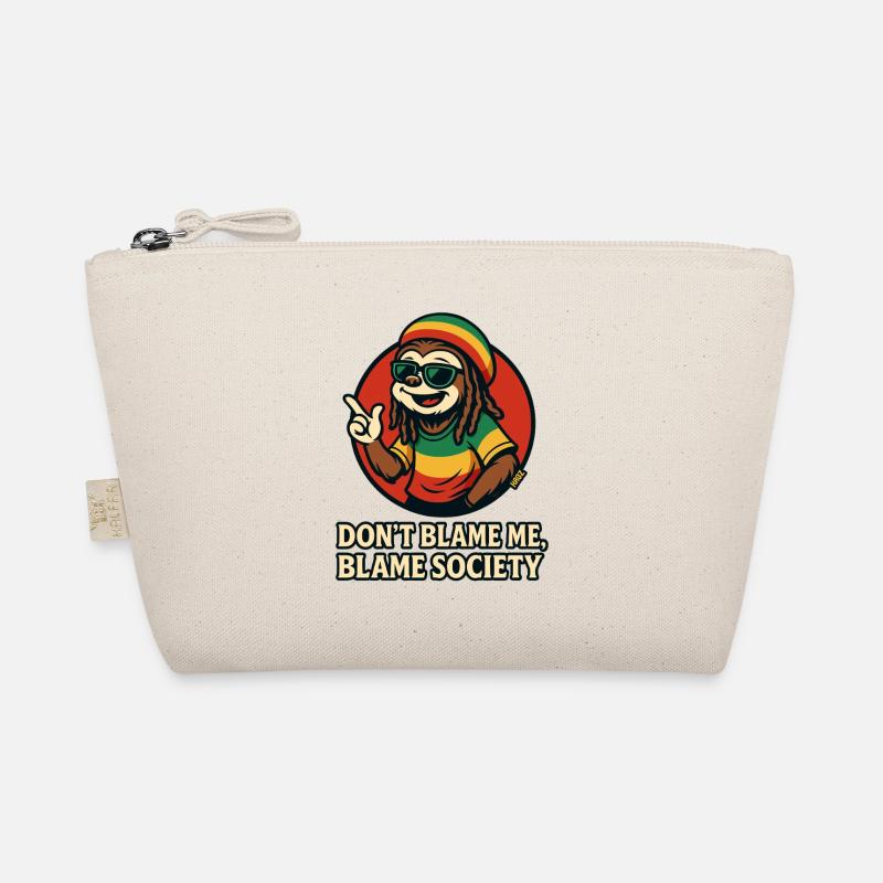 Rasta Sloth Don't Blame Society Organic Pouch