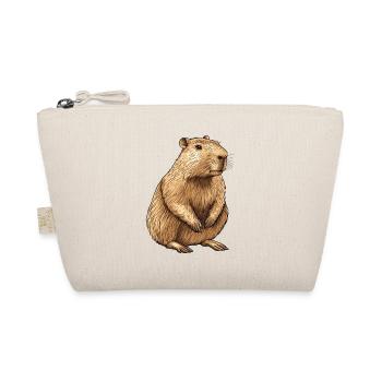 Capybara Portrait - Bio-Täschchen - Natur - Vorne
