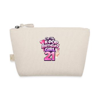I'm The K Pop Birthday Girl 21 - Organic Pouch - nature - Front