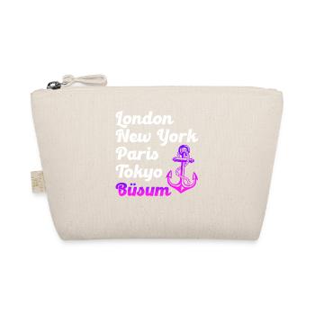 Büsumer LONDON NEW YORK PARIS TOKYO BÜSUM - Organic Pouch - nature - Front