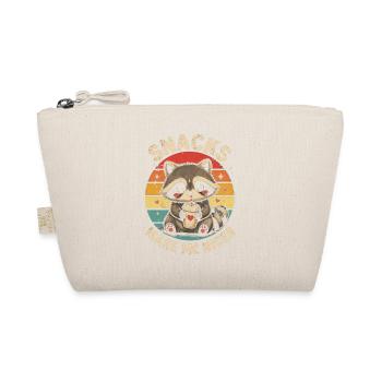 Raccoon Snacks Make Me Cute Raccoon Hungry - Organic Pouch - nature - Front