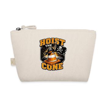 Construction Worker Road Construction Traffic Cone - Organic Pouch - nature - Front