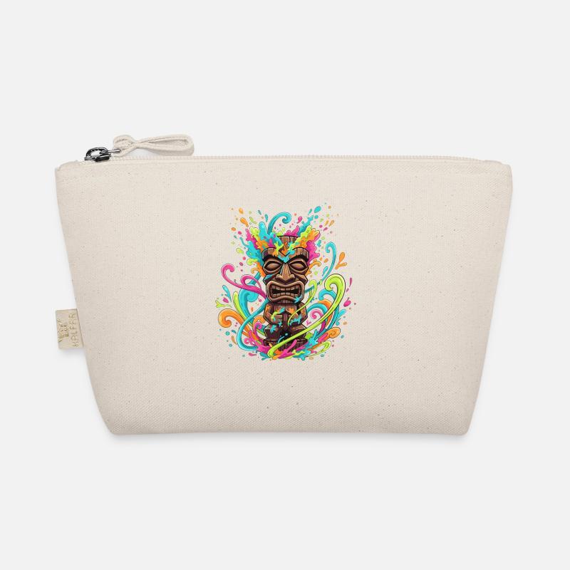 Masque Tiki dans une explosion de couleur Trousse biologique