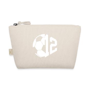 NON. 12e FOOTBALLEUR NUMÉRO 12 FOOTBALL 12E ANNIVERSAIRE - Trousse biologique - nature - Devant