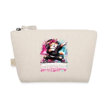 Introverted But K Pop Ready - Organic Pouch - nature - Front